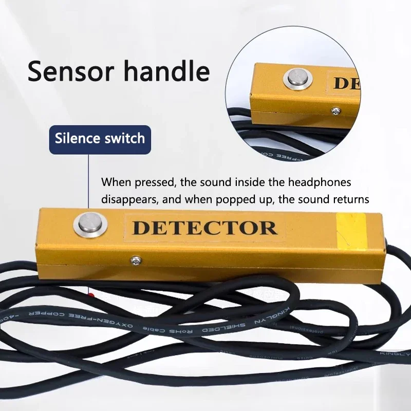 F999L High Precision Electronic Water Leak Detector Industrial Underground Pipeline Water Leakage Detector for Home