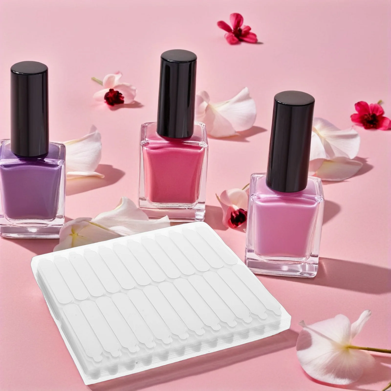 480 pièces ruban adhésif de manucure bandes d'ongles flexibles forte liaison retrait doux pour la maison Salon utilisation ruban à ongles Double face