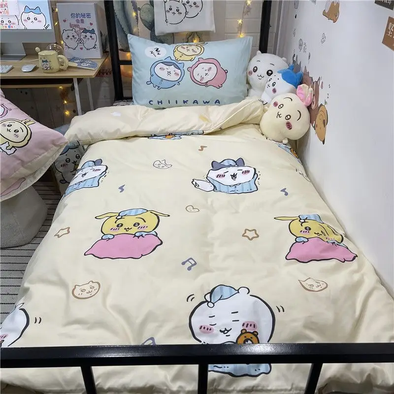 Chiikawa Duvet Cover & Pillowcase Set Bedding Quilt Case Single Double King Super King,bedding Sets Home Bedroom Decor Pillowcas