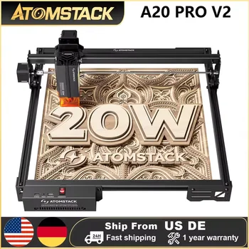 Atomstack A20 Pro V2 graveur Laser Machine Quad-Laser Cutter...