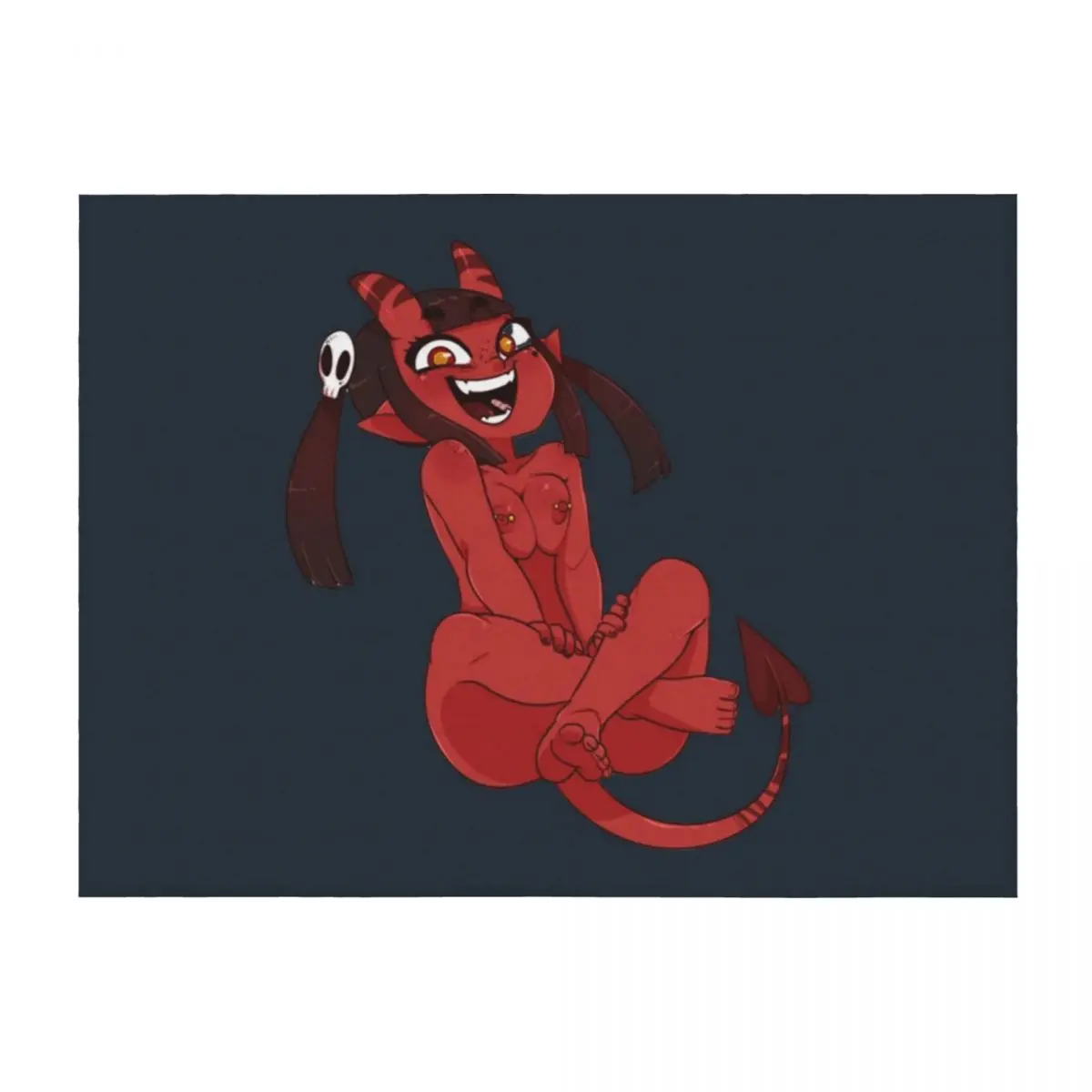 

Meru the succubus Meru the succu65 Throw Blanket Thermal valentine gift ideas Furrys Blankets