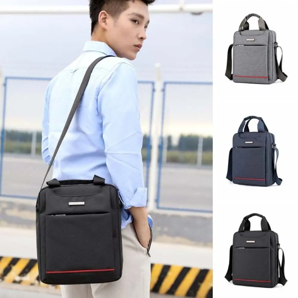 Fashion Oxford Business Handbag Multi-function Large Capacity Men Crossbody Bag Briefcase Shockproof Casual Shoulder Bag Outdoor
