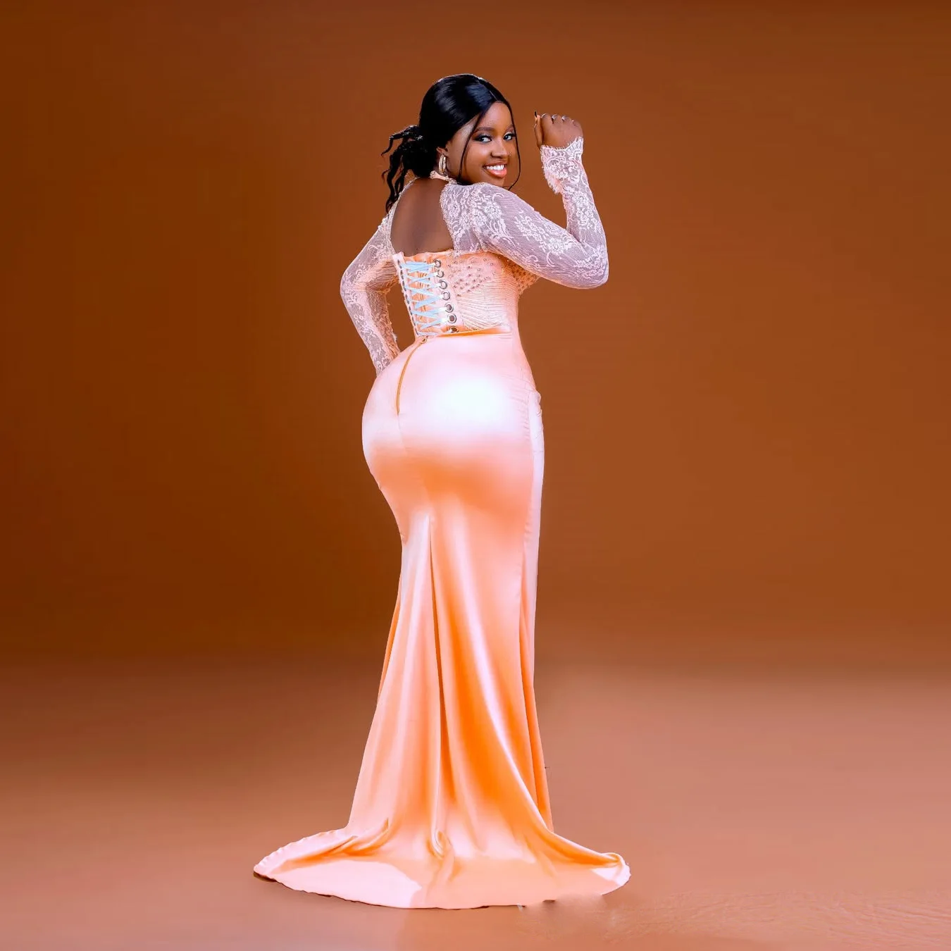 Sexy Aso Ebi Pink P… - image