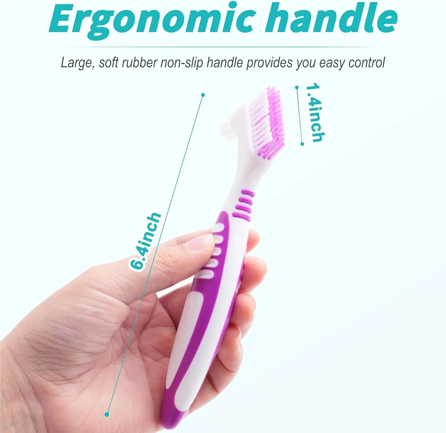 4/24Pcs Denture Brush Set for - Teeth Whitening Brush review and price