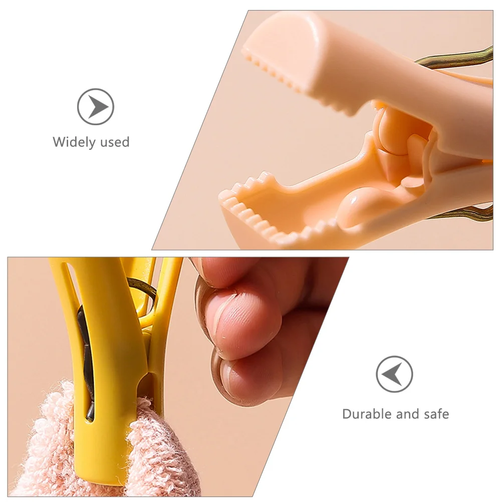 

30pcs Underwear Socks Clips Windproof Plastic Clothespin Strong Non-Slip Laundry Drying Clamps For Clothes Towels Home