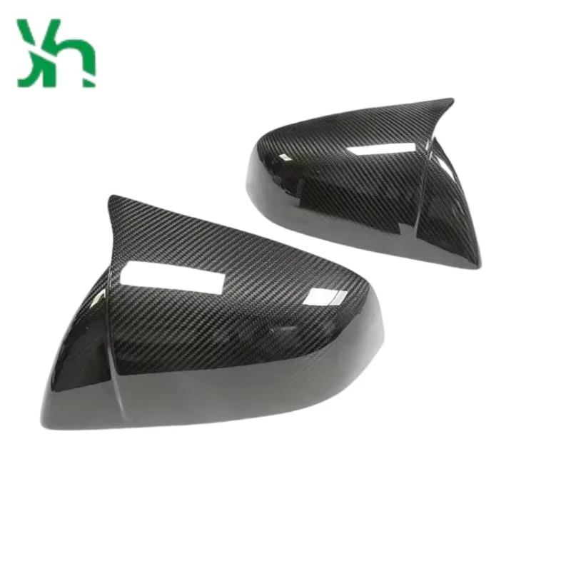 ل تسلا نموذج S 2021 2023 ألياف الكربون الجافة غطاء مرآة الرؤية الخلفية رائجة البيع #3