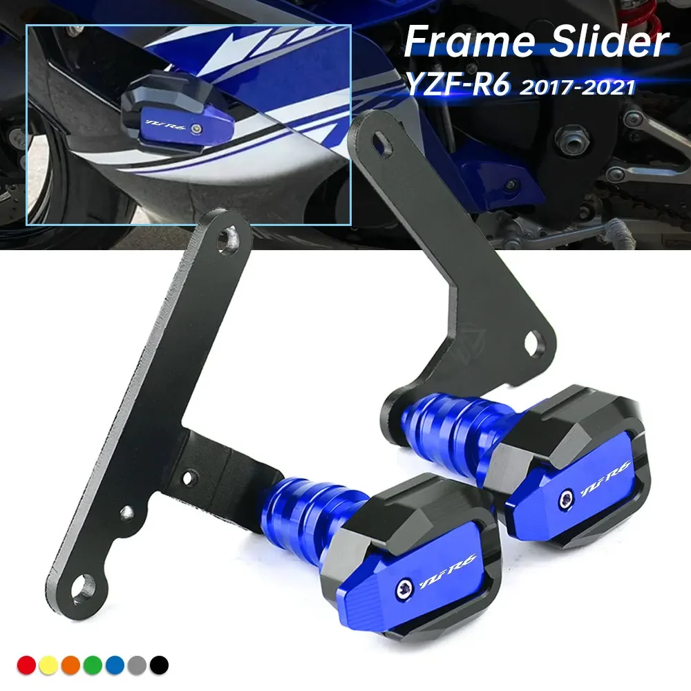

For YAMAHA YZF-R6 YZFR6 YZF R6 2017-2021 2020 2019 Motorcycle Falling Protection Frame Slider Fairing Guard Crash Pad Protector