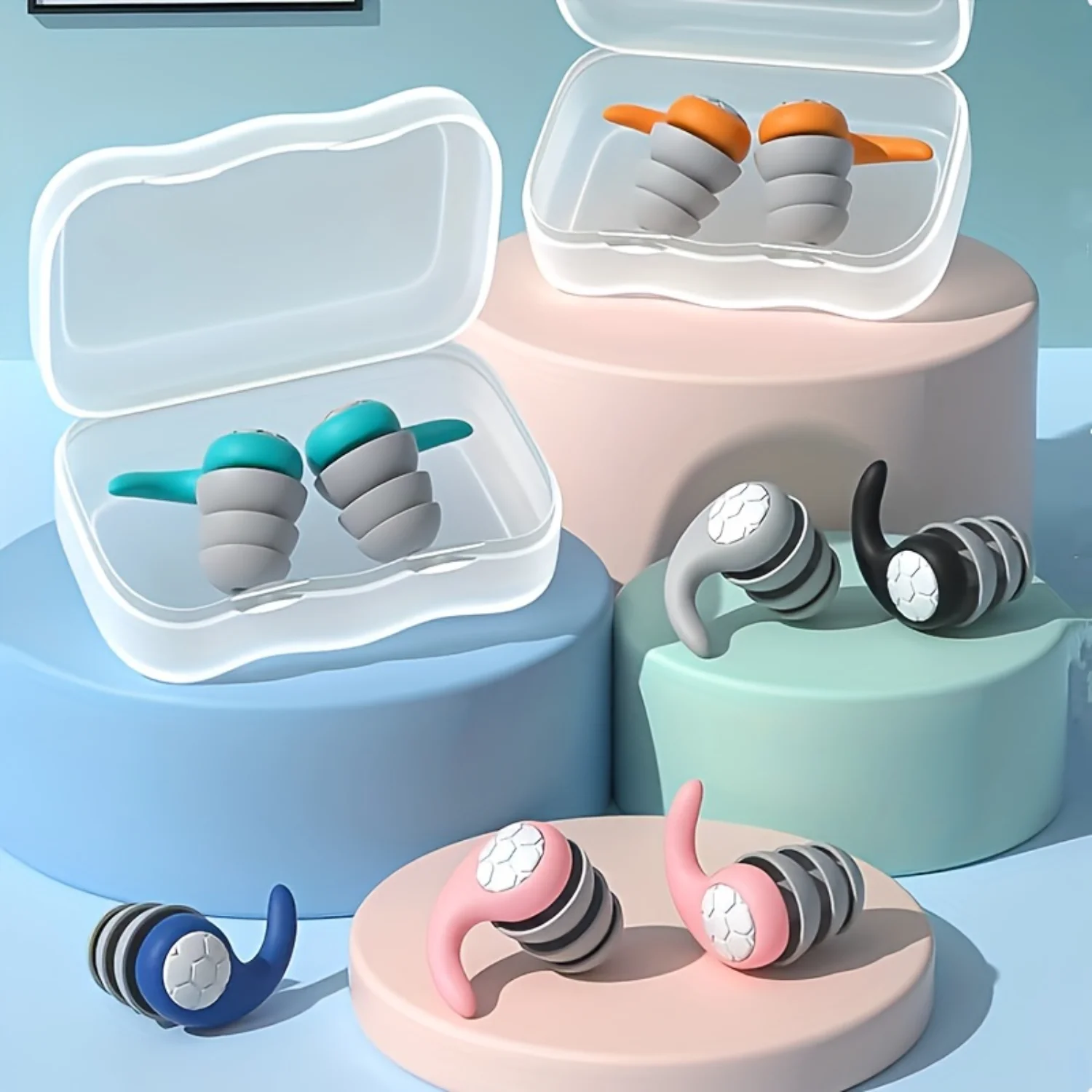 

Sleeping Ear Plugs Silicone Comfortable Earbuds Waterproof