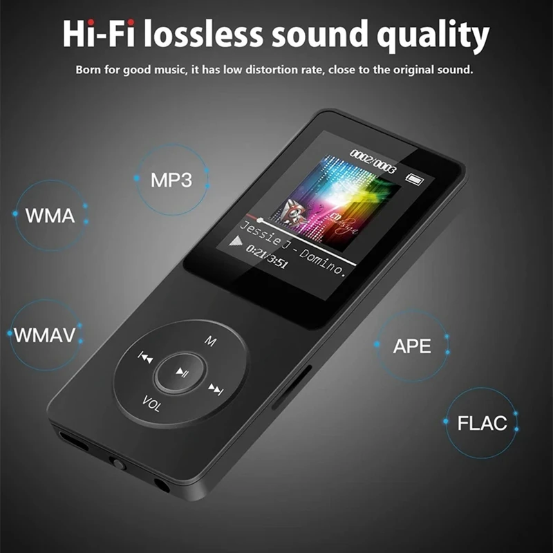 32G Bluetooth Mp3 Player Fast Charging Bluetooth Version Expandable Memory Card Music Player FM Recording E-Book