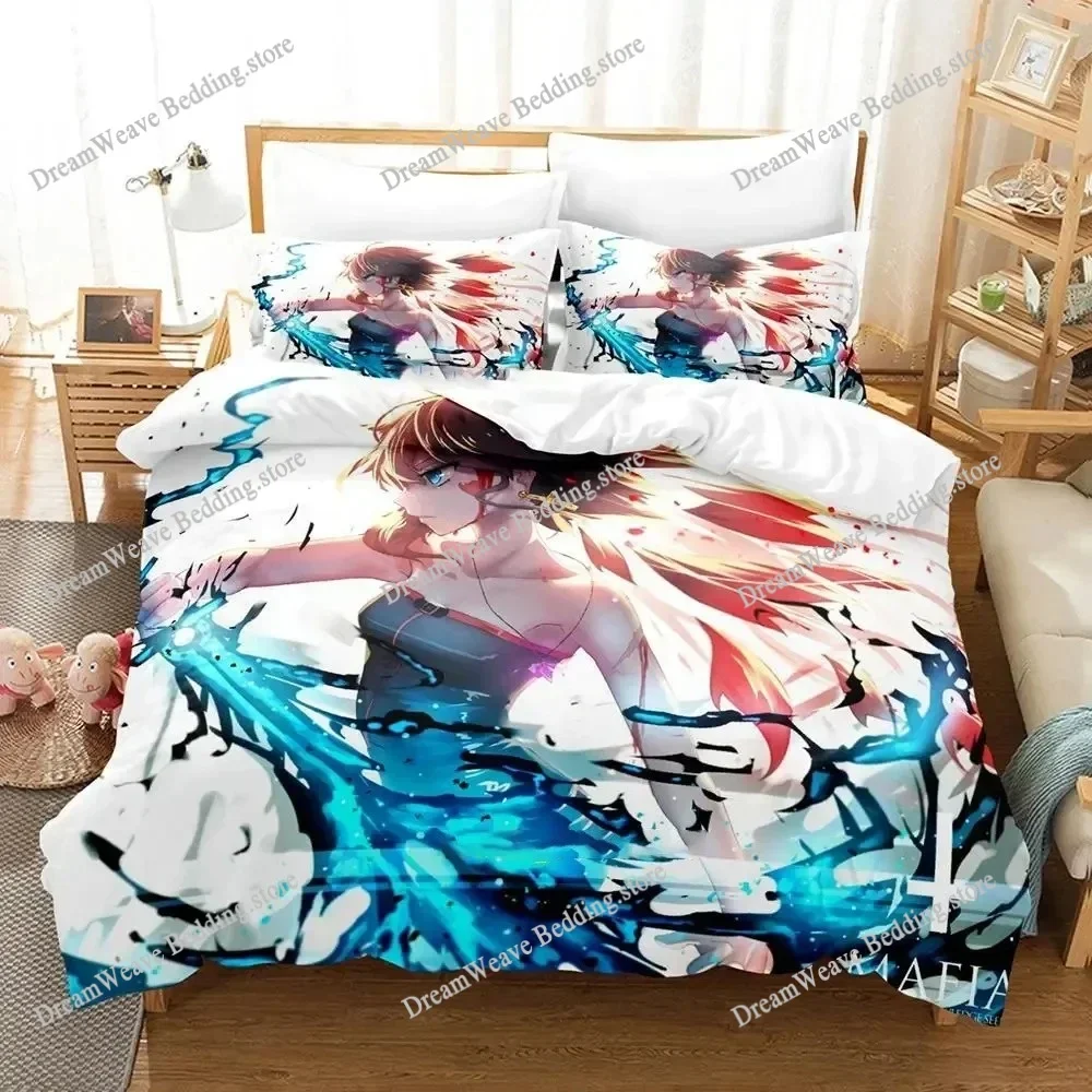 Anime Pixiv Fantasia T Bedding Set Duvet Cover Bed Set Quilt Cover Pillowcase Comforter King Queen Size Boys Adult Bedding Set96