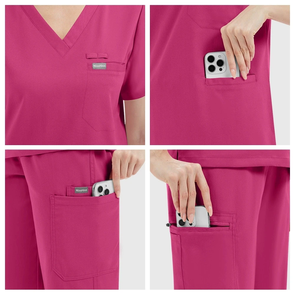 uniforme-de-enfermera-de-spa-de-alta-calidad-pantalones-rectos-con-cuello-en-v-unisex-varios-colores-disponibles-en-hospital