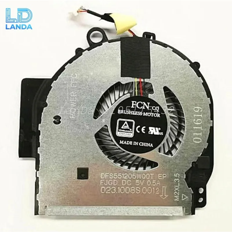 

Original New CPU Cooler Fan For HP X360 14-BA 14M-BA TPN-W125 924281-001 Laptop Cooling Fan
