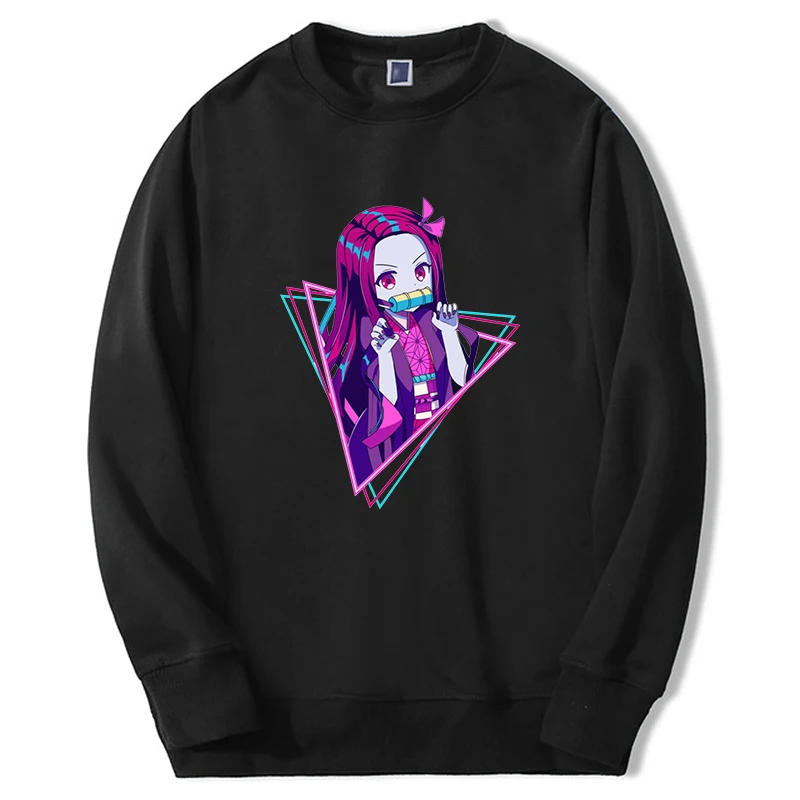 

Demon Slayer Anime Hoodies Men Women Nezuko Manga Hot Anime Graphic Sweatshirt Casual Hip Hop New Men Clothes Sudaderas Hombres