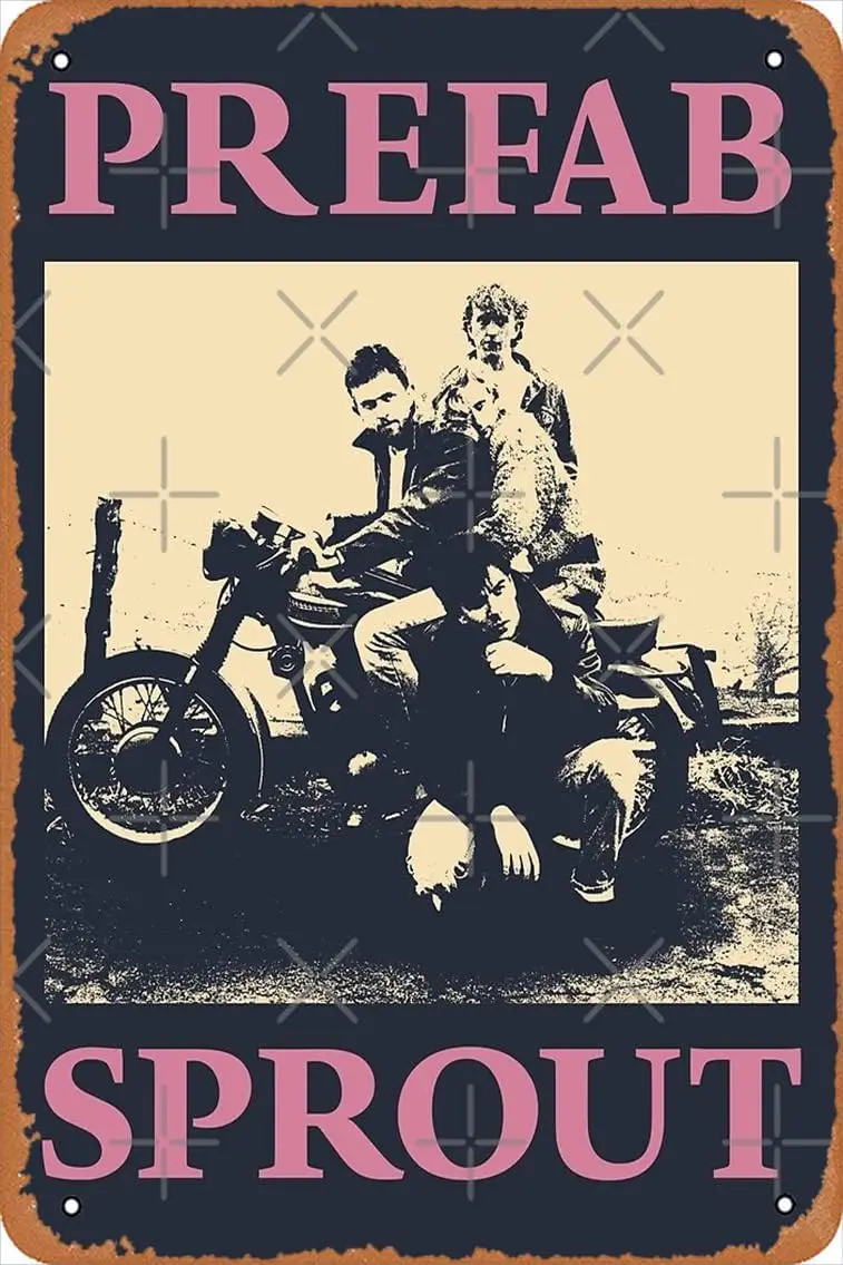 Prefab Sprout Poster Retro Metal Tin Vintage Sign 12 X 8 Inch Home Bar Man Cave Wall Decor sign