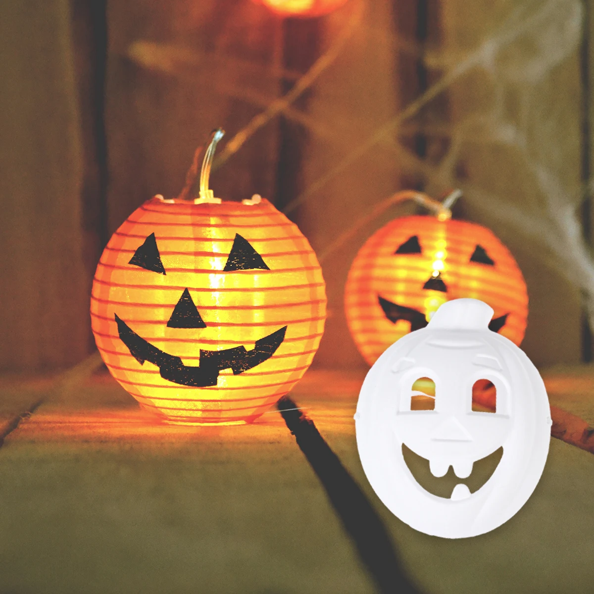 

10Pcs DIY Blank Pumpkin Mask Eco-Friendly Pulp Hand-Painted for Masquerade Cosplay Costume Party Accessory Hand-Painted Mask