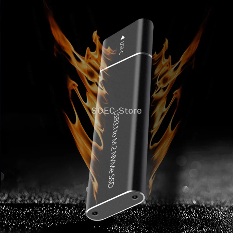M2 SSD Enclosure NVMe USB3.1 External Storage HDD Case 10Gbps PCIe SSD Box For NGFF SATA SSD Disk Hard Drive For PC Laptop