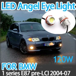 for BMW 1 series E87 116i 116d 118i 118d 120i 120d 130i pre-LCI 04-07 CANbus LED Angel Eyes Marker Lights Bulbs Error Free White