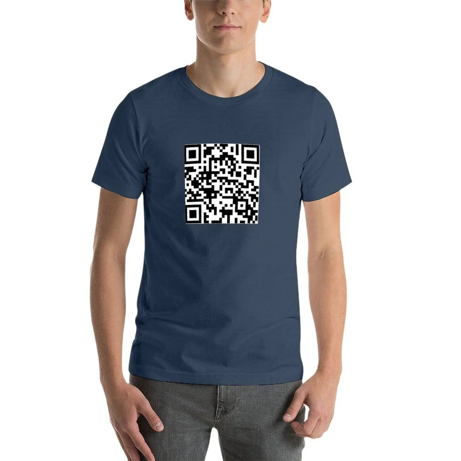 Whistle, THE Josh Hutcherson edit - QR code T-Shirt t shirt man casual cotton t shirts man 100% t shirts with prints T-Shirt view 4