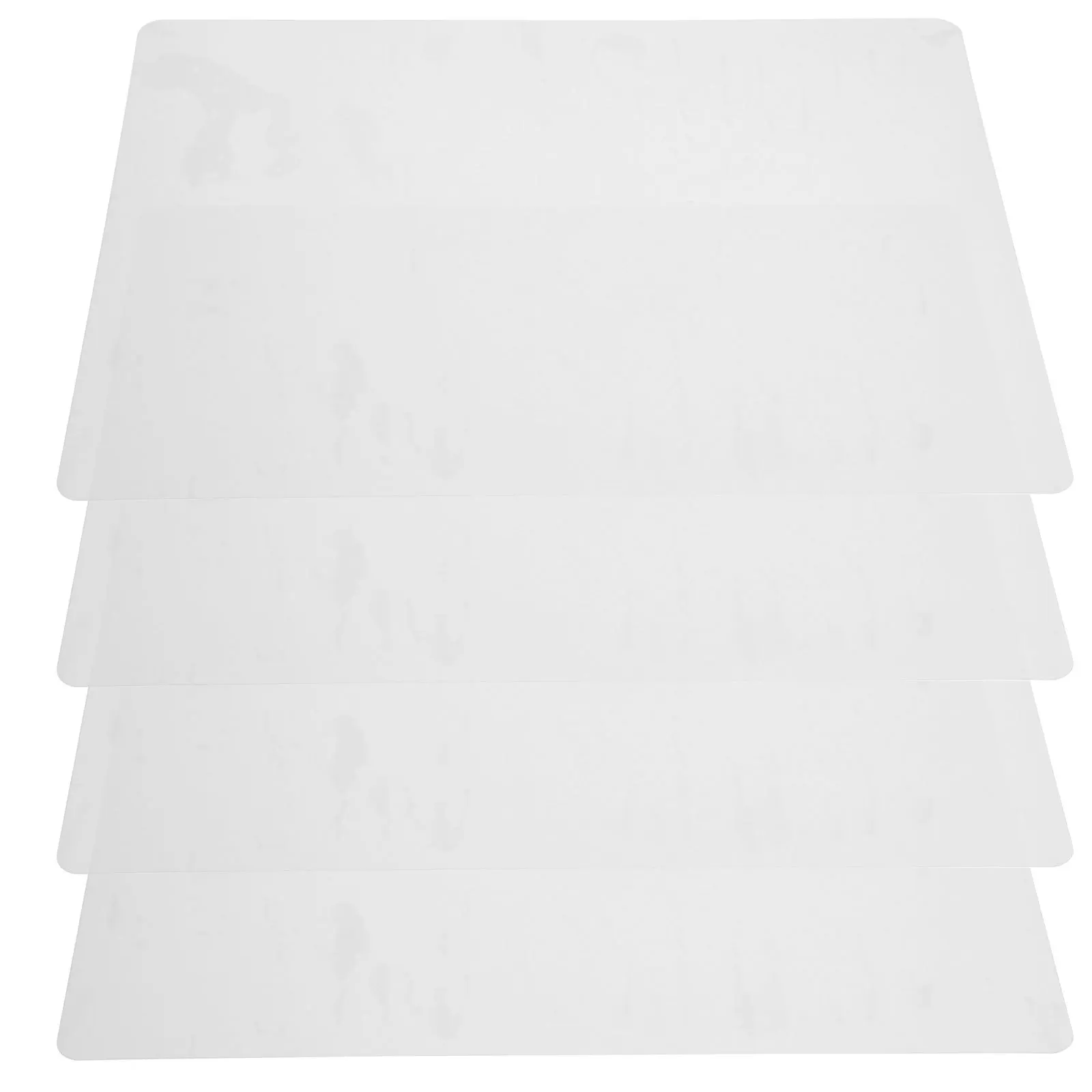 

4Pcs Heat-Resist Placemats Silicone Table Mats Non-Slip Anti-Scald for Home Hotel Restaurant Coffee Bar Easy to Store