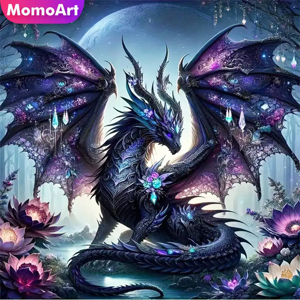 Momoart Bär Diamant Mosaik Tier voller Runde Diamant Malerei Mond Stickerei neue Ankunft handgemachte Hobby