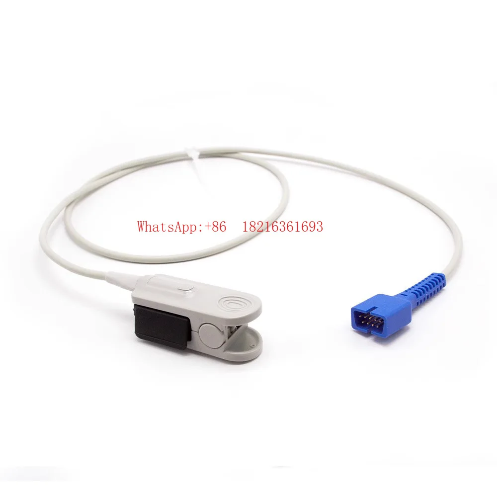 Compatible with 9-pin Split Blood Oxygen Probe, Adult Finger Clip Is Suitable for Universal Monitoring