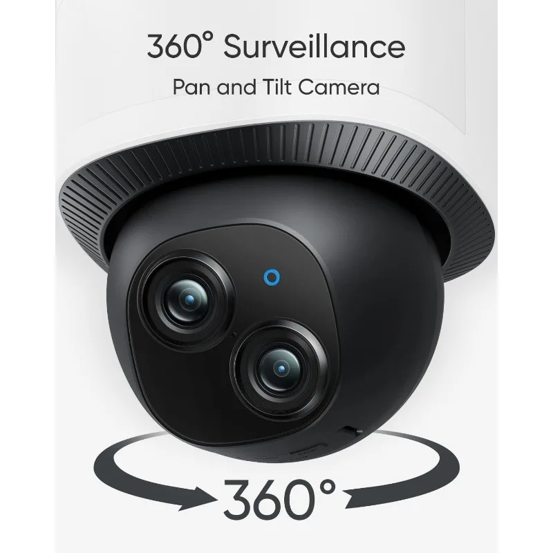 Camera Floodlight Camera  2.4G/5G Wi-Fi, 2000 LM, Motion Detection, Built-In Siren, Dual Cam, HB3 Compatible, No Monthly Fee