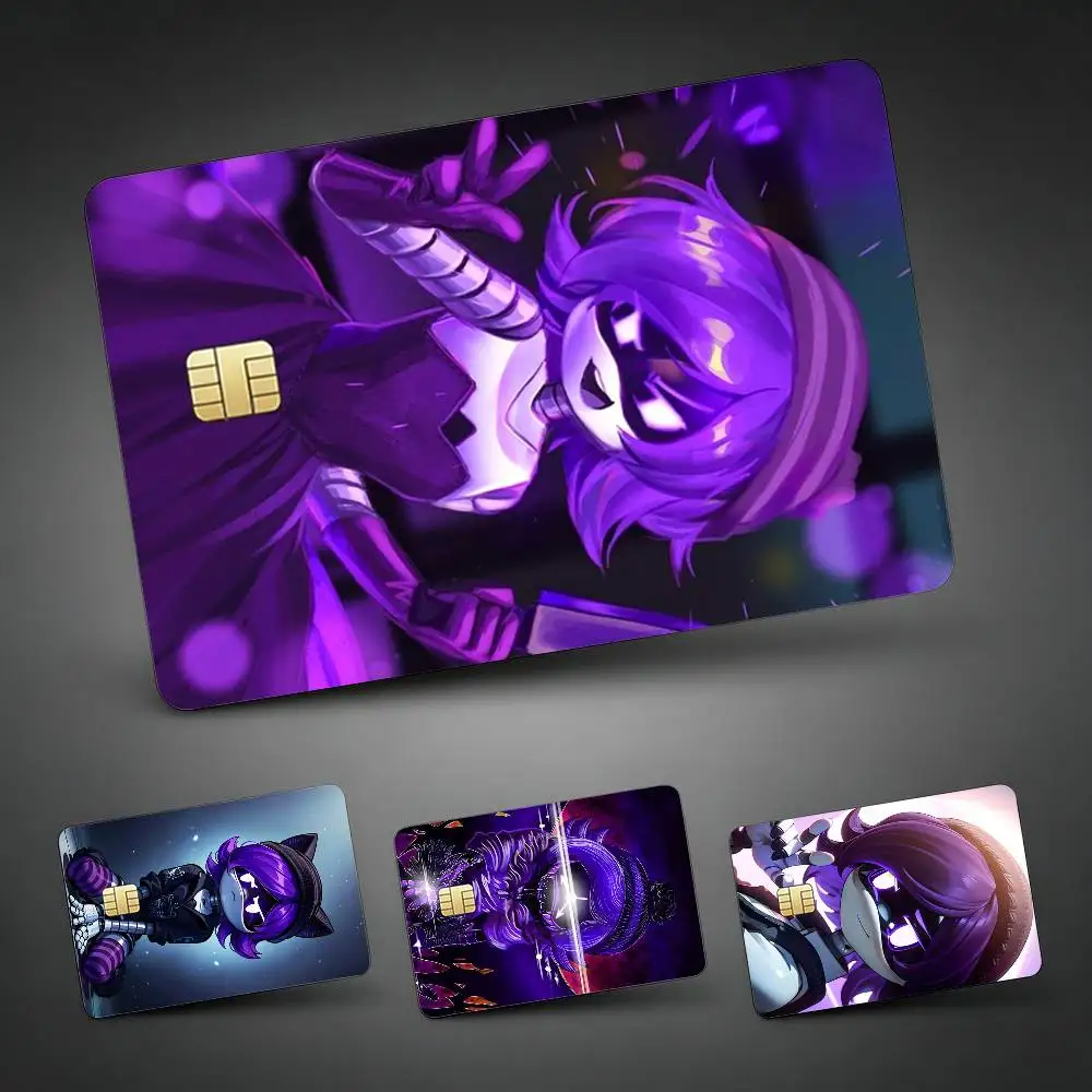 

Gothic M-Murder D-Drones U-UZI Decorative Waterproof Film Skin Cover Credit Card Stickers Debit Front Bank Bus Pass