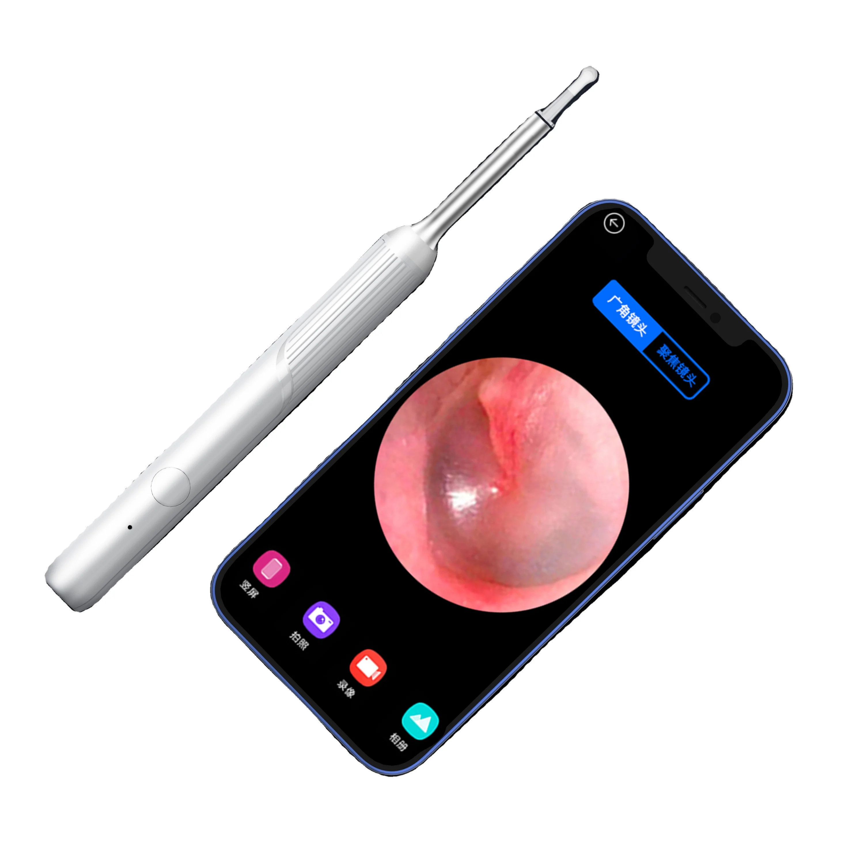 

New Arrival Ears Wax Remover with 4MP Camera BTs Visual Spoon endoscopes G1