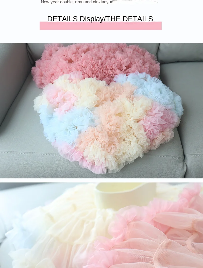 HEIßER Upgrade Mädchen Tüll Rock Baby Kinder Tutu Pettiskirt Rock Kinder Flauschigen Ballett Rock Party Prinzessin Mädchen Kleidung B022 – Detail 8