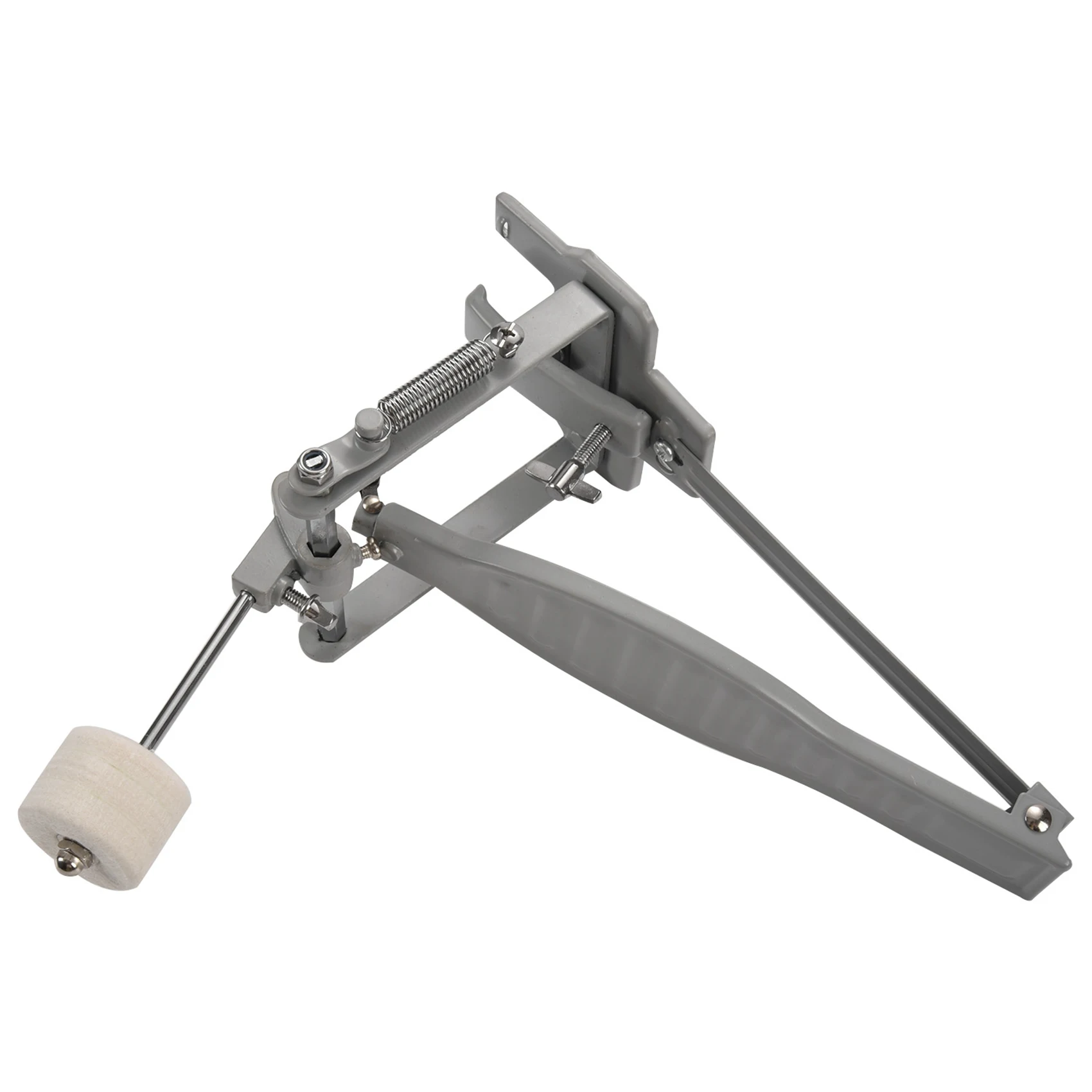 A89E-Aluminium Alloy Single Spring Bass Children Drum Pedal Adjustable Stroke With Wool Beater Percussion Replacement Accessorie