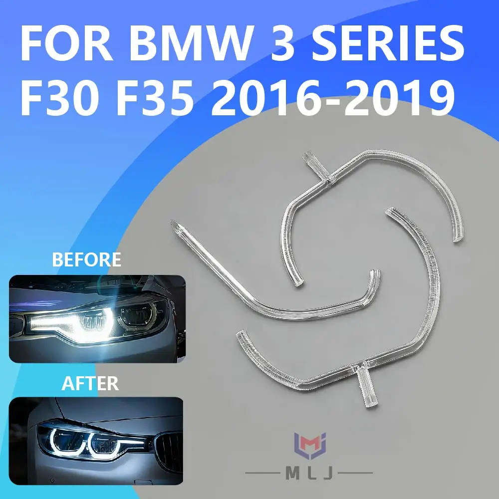 

Car headlight For BMW 3 Series F30 F35 2016 2017 2018 2019 NEW LED Headlight Light Bars DRL Tube Acrylic tube Light Lines Fiber