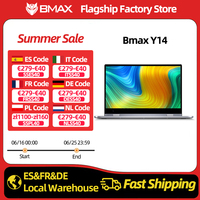 BMAX Y14 Laptop 14 inch Notebook Windows 11 16GB RAM LPDDR5 512GB SSD 1920*1080 IPS Intel N100 laptops Computer type-c