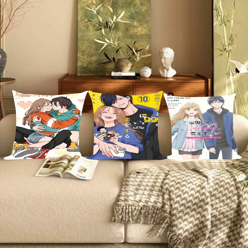 

Anime My Love Story With Yamada-kun At Lv999 Stitch Lucky Dragon Pillow Cover Sofa Cushion Cover Room Decoration Children Gift