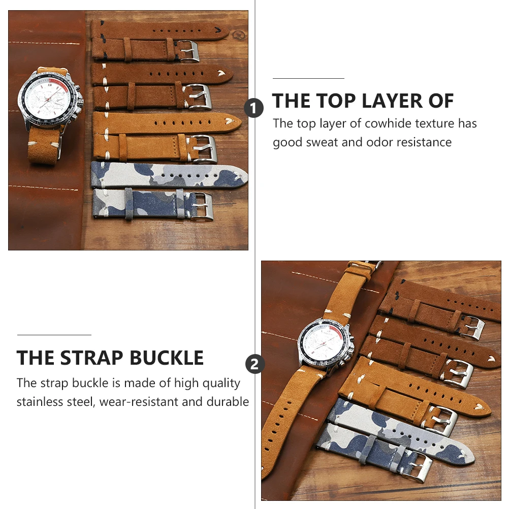 

Yellow Watch B Classic Fashionable Wrist Accessories Durable Safe Skin Universal Replacement Practical Belt