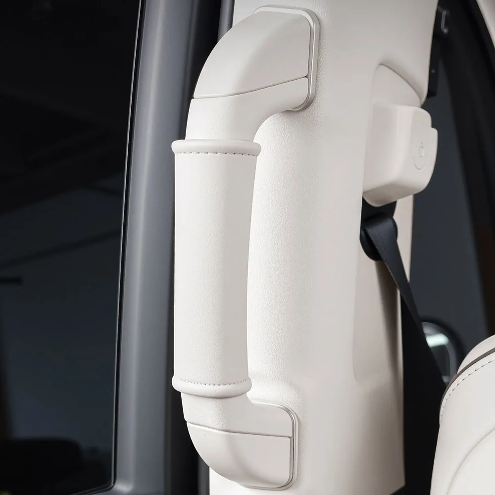 

Fit For GWM WEY V9X Middle Row Handle Leather Cover Automotive Supplies Scratch Resistant And Wear-resistant Protective Cover