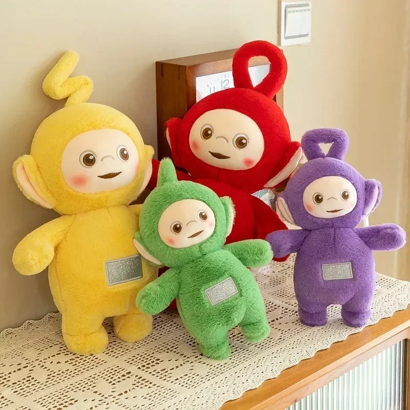 MINISO Teletubbies عروسة كارتون ألعاب من نسيج مخملي استرضاء خرقة ~ الماسك لطيف دمية الديكور ~ صبي فتاة الأطفال هدية عيد ميلاد الهالوين #4