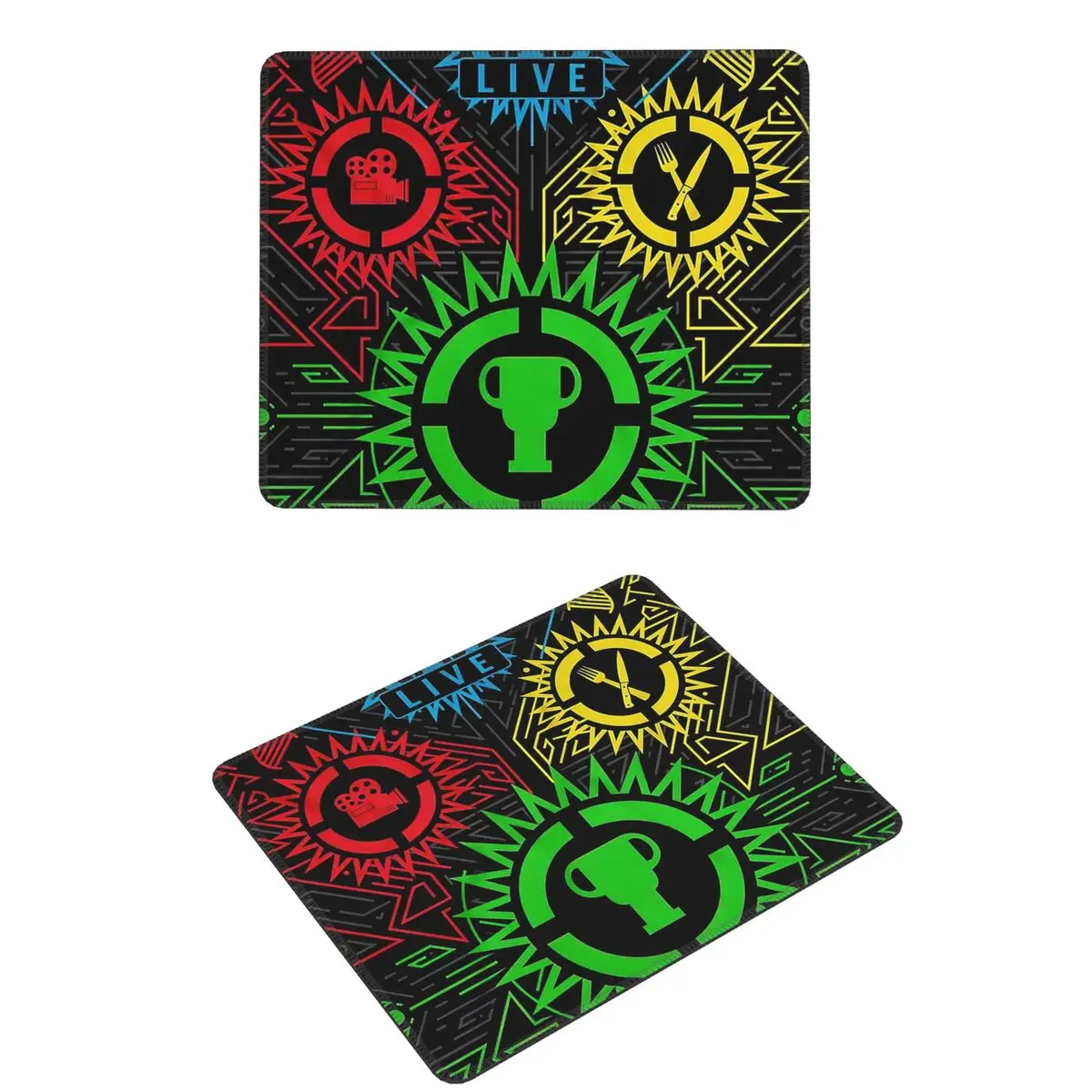 

Game Theory 10th Anniversary Mouse Pad Computer Keyboard Mouse Mat Gaming PC Laptop Desk Mat Office Accessories Table Mats