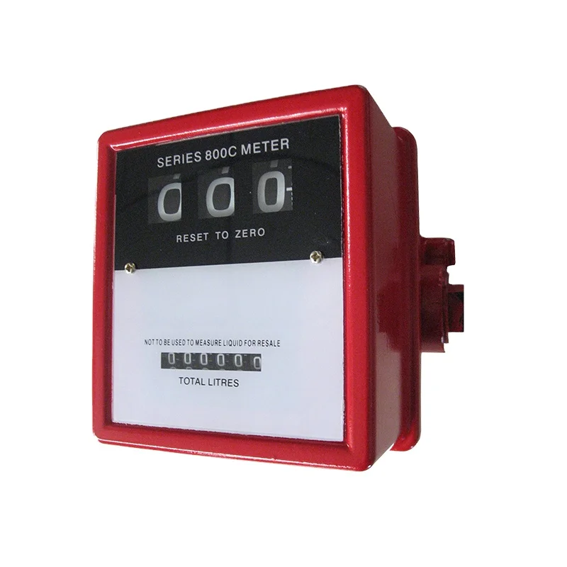 4 Digit-meter Counter Mechanical diesel Fuel Flow Meter