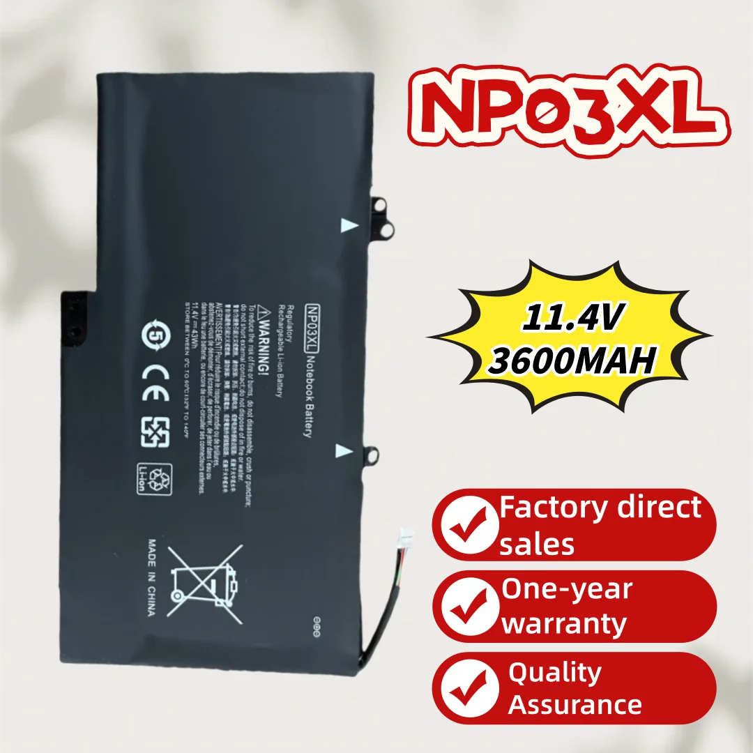 

Newly designed battery specifically for HP HP13-b116TU TPN-Q146/Q147/Q148/Q149 NP03XL notebook computer