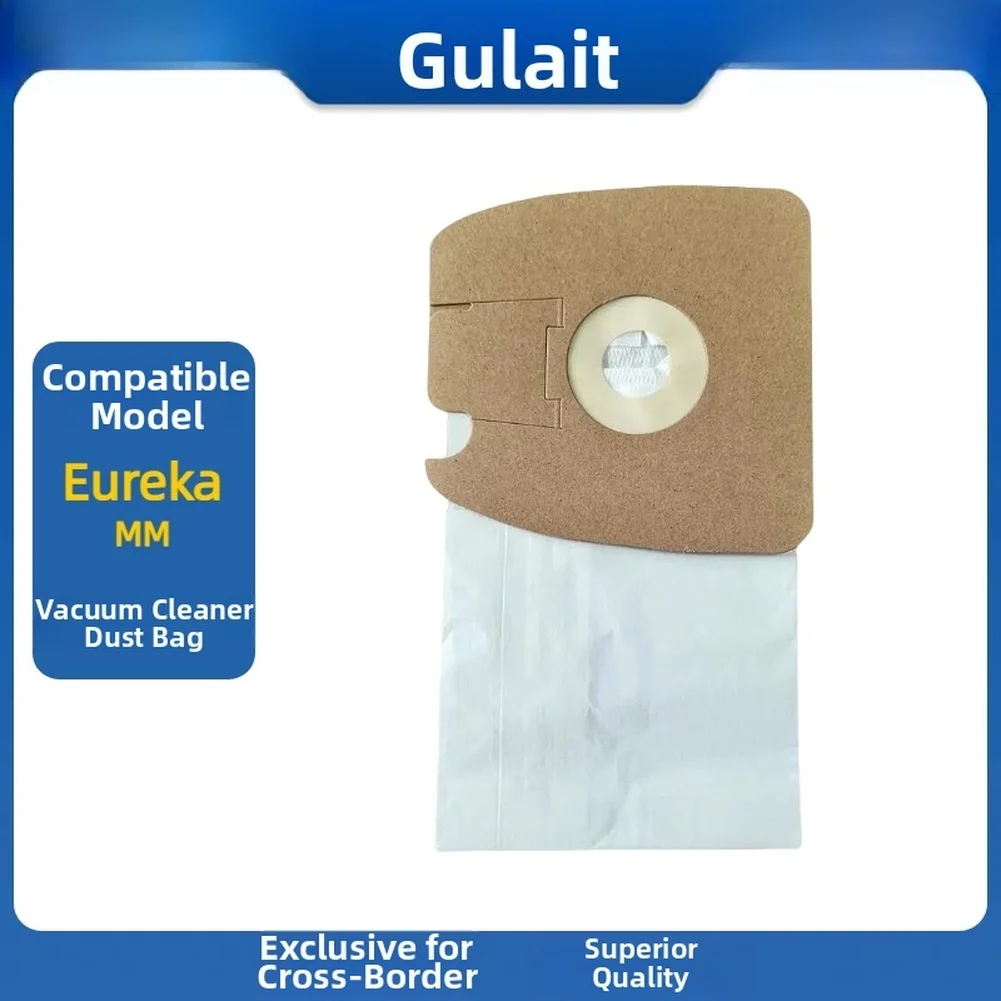 For eureka MM Compatible Dust Bags 10 Piece Replacement Filter for 120W Vacuum Cleaners 28 15 12 cm Dimensions