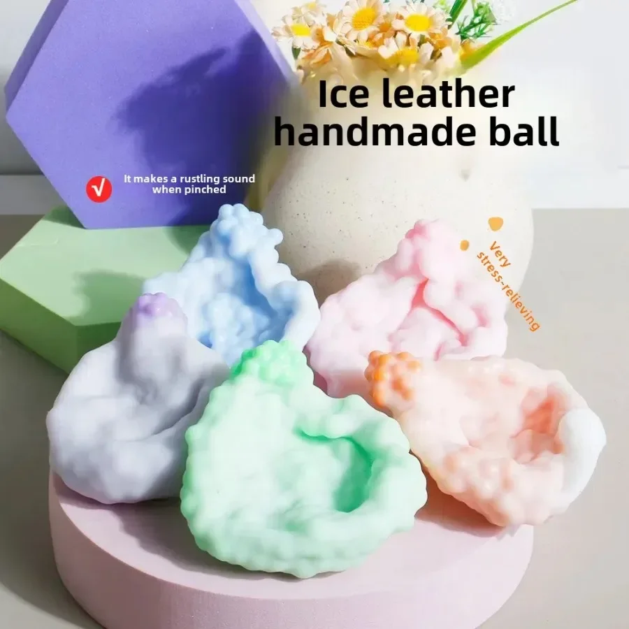 A-Squishy Palla antistress Agitarsi Giocattolo Antistress Decompressione Giocattoli sensoriali per adulti Bambini Morbido aumento lento Ufficio Casa Regalo