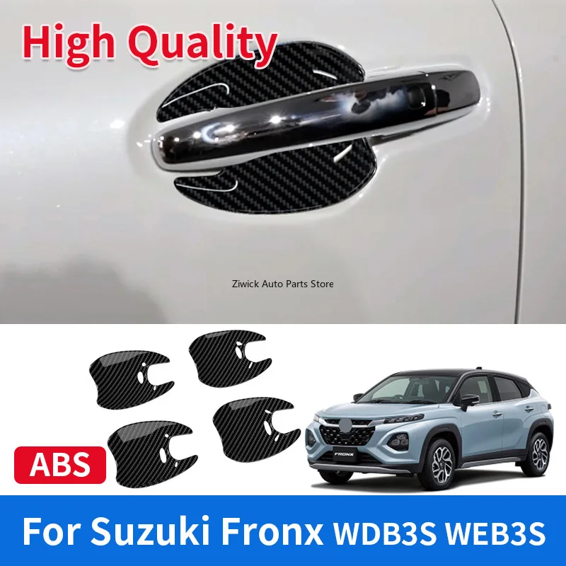 

For Suzuki Fronx WDB3S WEB3S 10/2024~ Outer Door Bowl Decorated Anti-scratch Protective ABS Stickers Accessories