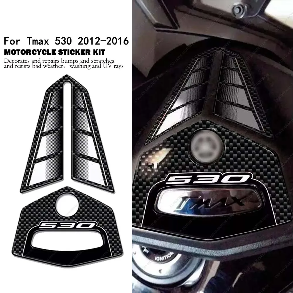 

For Yamaha TMAX 530 Tmax 530 2012 2016 Motorcycle Tank Pad Sticker 3D Gel Epoxy Resin Sticker Hand Protection Sticker Kit