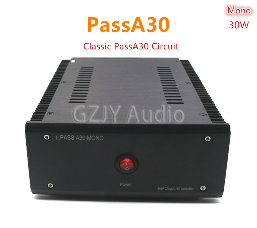 

Pass A30 Single-ended Pure Class A Power Amplifier Mono 30W HiFi Audio Amp,Based On The Classic PassA30 Circuit