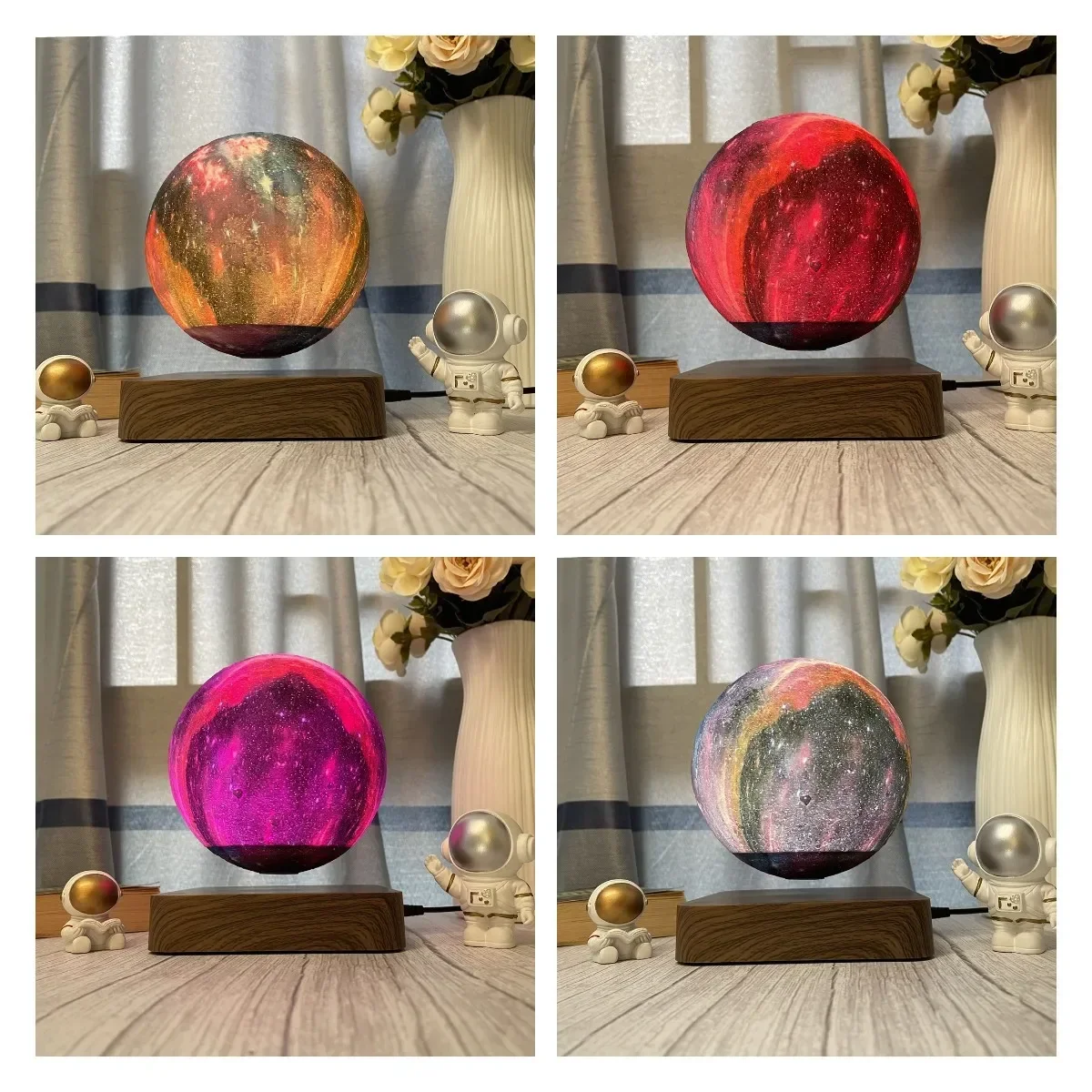 Hot Selling 16 Colors Floating Lamp Magnetic Levitating Lamp Galaxy-lamp Night Lights