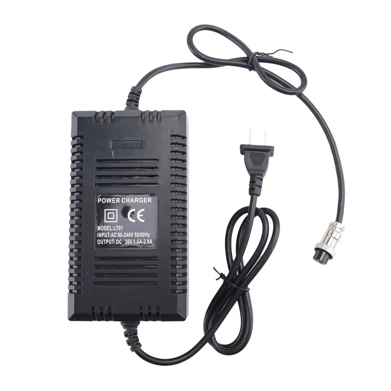 B63B-Electric E Scooter Bike Battery 36 Volt 36V Female 1.8A For Electric Scooter Beach Car Us Plug