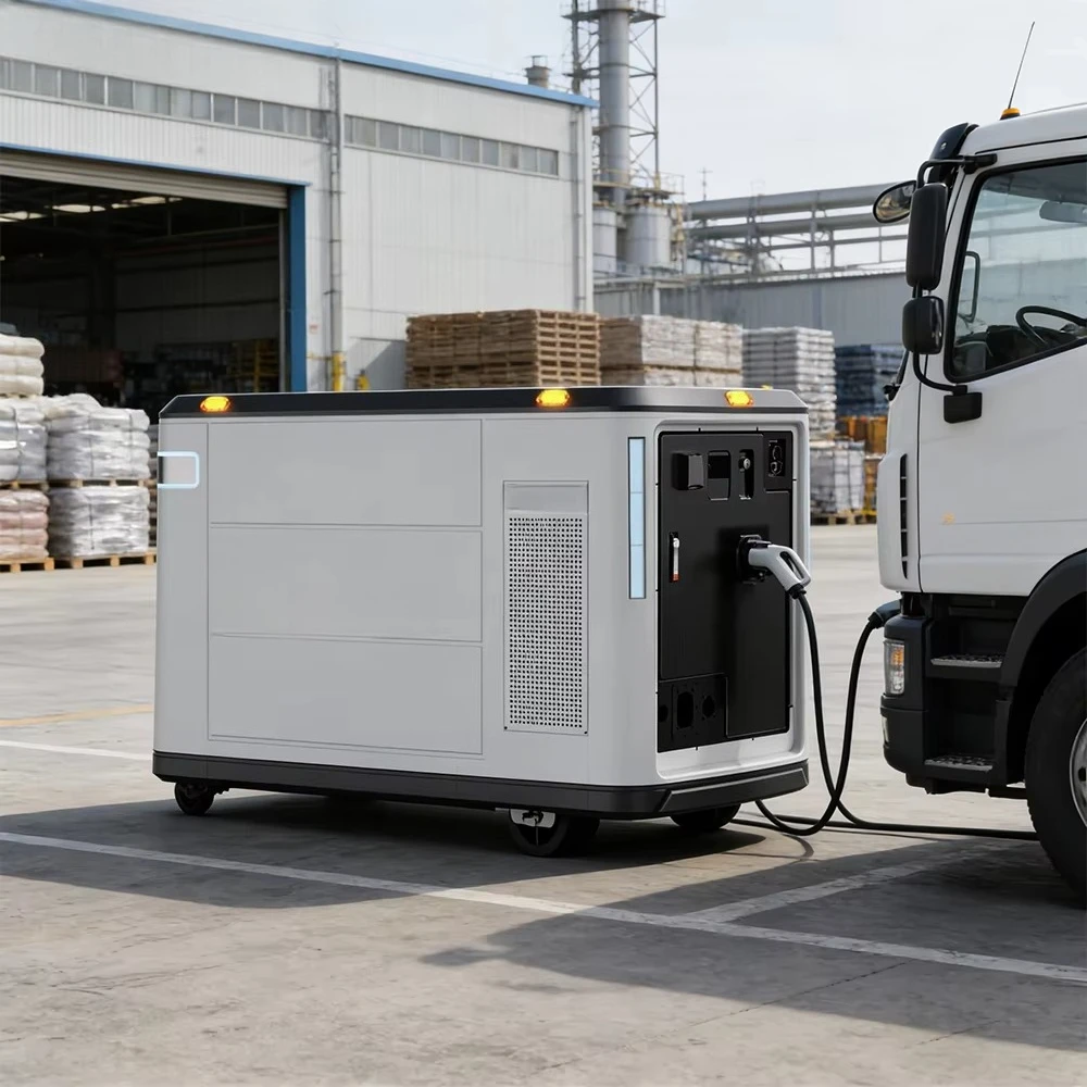 150kW Mobile EV Charger 209kWh Battery Storage System Solar Charging Peak Shaving Charging Station
