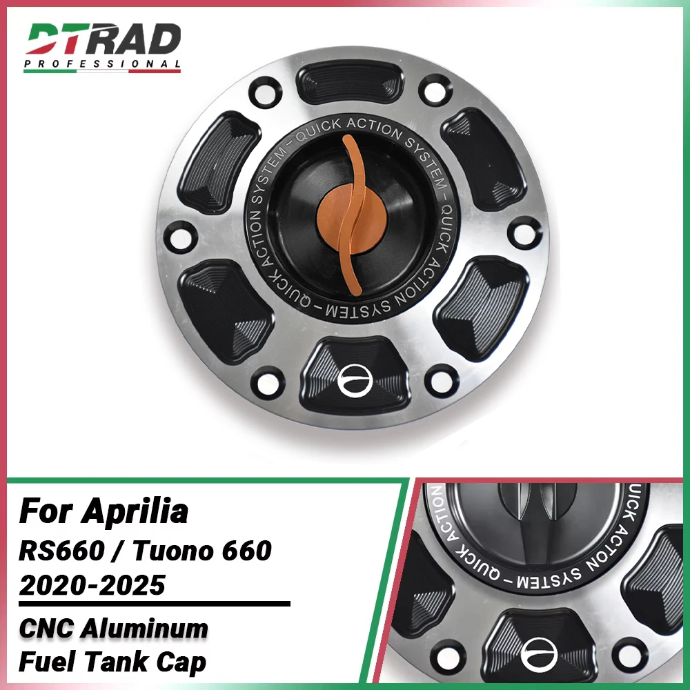 

Новый стиль для Aprilia RS660/Tono 660 2020-2025 мотоцикла с ЧПУ, крышка топливного бака без ключа, быстросъемная крышка бензобака, масляная бензина