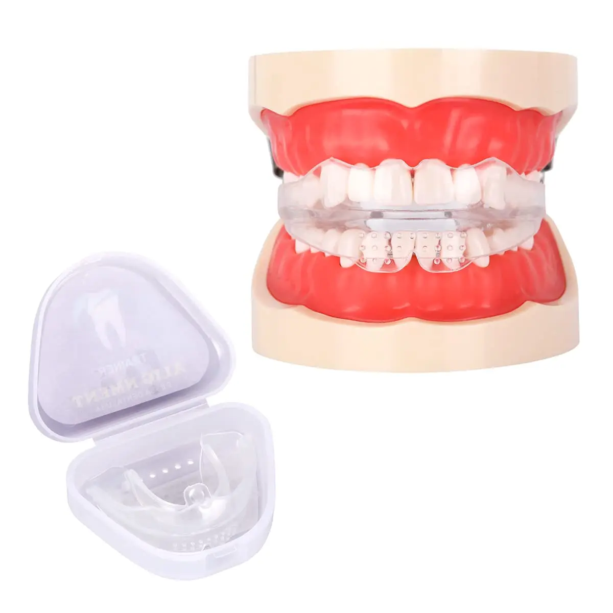 Protector de dientes para corrección de sonrisa, dispositivo de ortodoncia Dental, suave y duro, transparente, 3 etapas