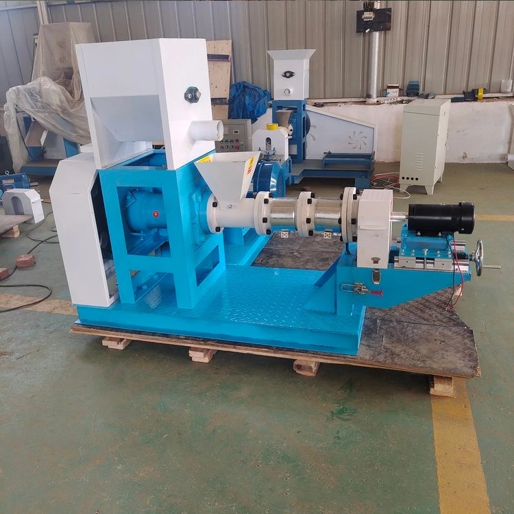Automatic Stainless Steel Dry Dog Food Pellet Making Machine Wet Machine Floating Sinking Small Fish Feed Extruder Machine